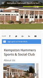 Mobile Screenshot of kempstonhammers.com